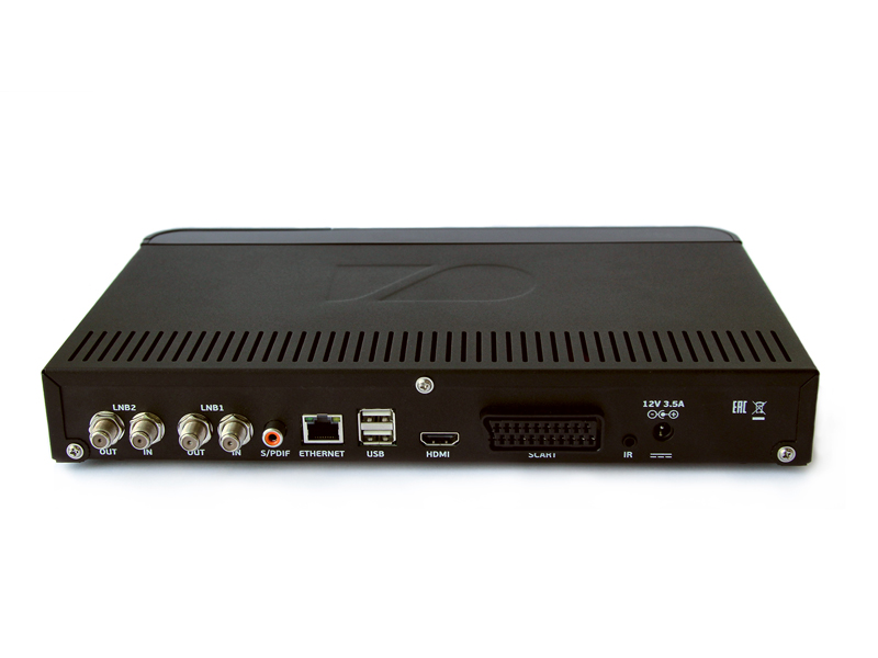Двухтюнерный спутниковый приемник + IP-сервер (GS E502)